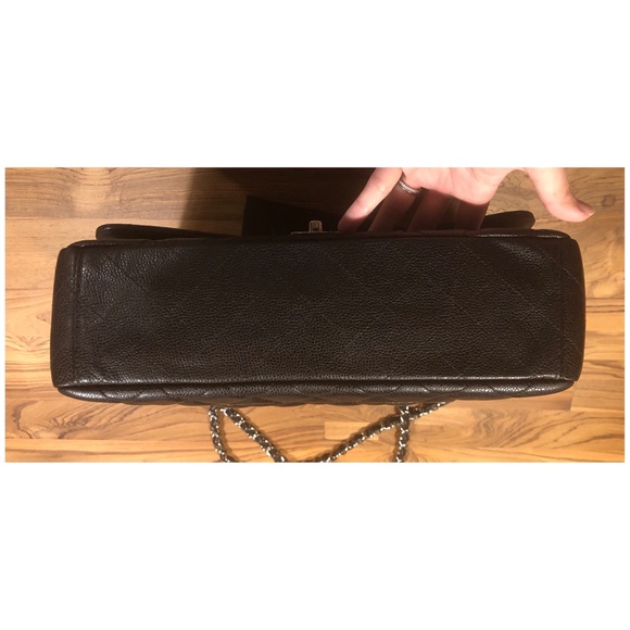 🚫SOLD🚫 Chanel Maxi Flap Bag Black Caviar SHW - Picture 5 of 8